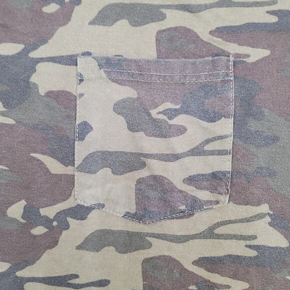 Woodland Camo Long Sleeve Shirt 2XL 25x28 Military Streetwear Style - Picture 3 of 11